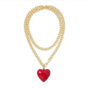 Roxanne Assoulin The Big Puffy Heart Charm Necklace